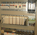 Electric cabinet with Allen Bradley PLC